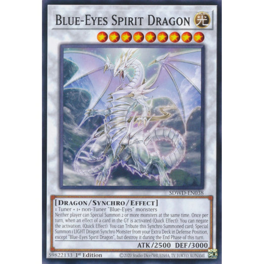 Blue-Eyes Spirit Dragon RA02-EN030 Super Super Rare Yu-Gi-Oh 25th Anniversary Rarity Collection II in Art
