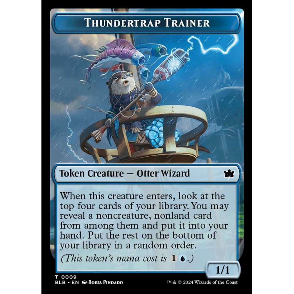 Thundertrap Trainer, 9, common, Magic: The Gathering, Bloomburrow