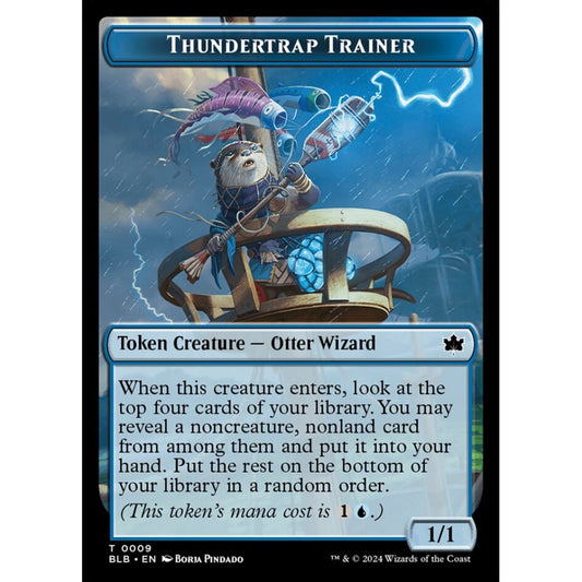 Thundertrap Trainer, 9, common, Magic: The Gathering, Bloomburrow