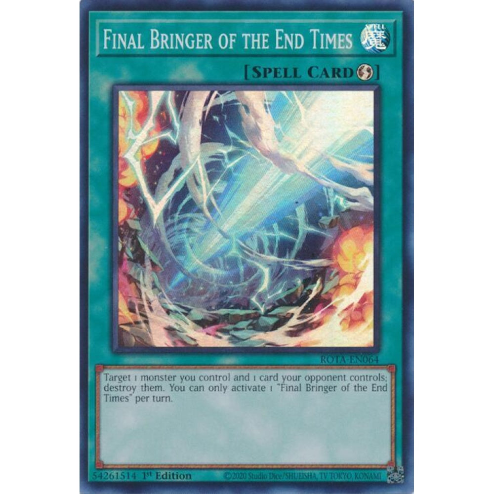 Final Bringer of the End Times ROTA-EN064 Super Yu-Gi-Oh Rage of the Abyss