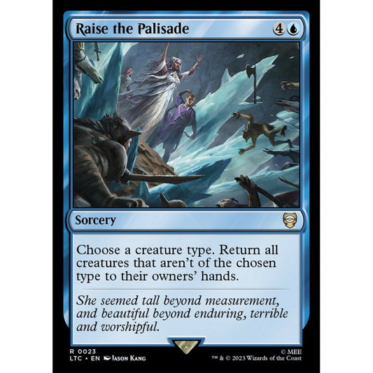 Raise the Palisade, rare, 23, Magic the Gathering, Tales of Middle-earth Commander