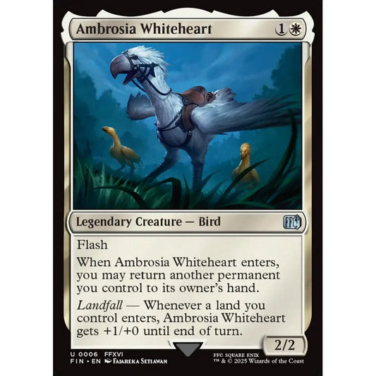 Ambrosia Whiteheart uncommon 6 Magic the Gathering Final Fantasy