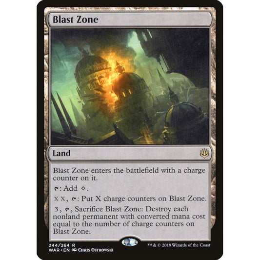 Blast Zone rare 244 Magic the Gathering War of the Spark
