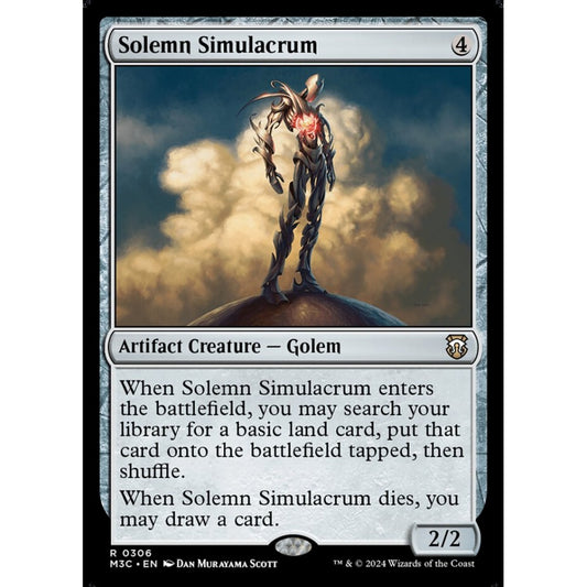Solemn Simulacrum, 306, rare, Magic: The Gathering, Modern Horizons 3