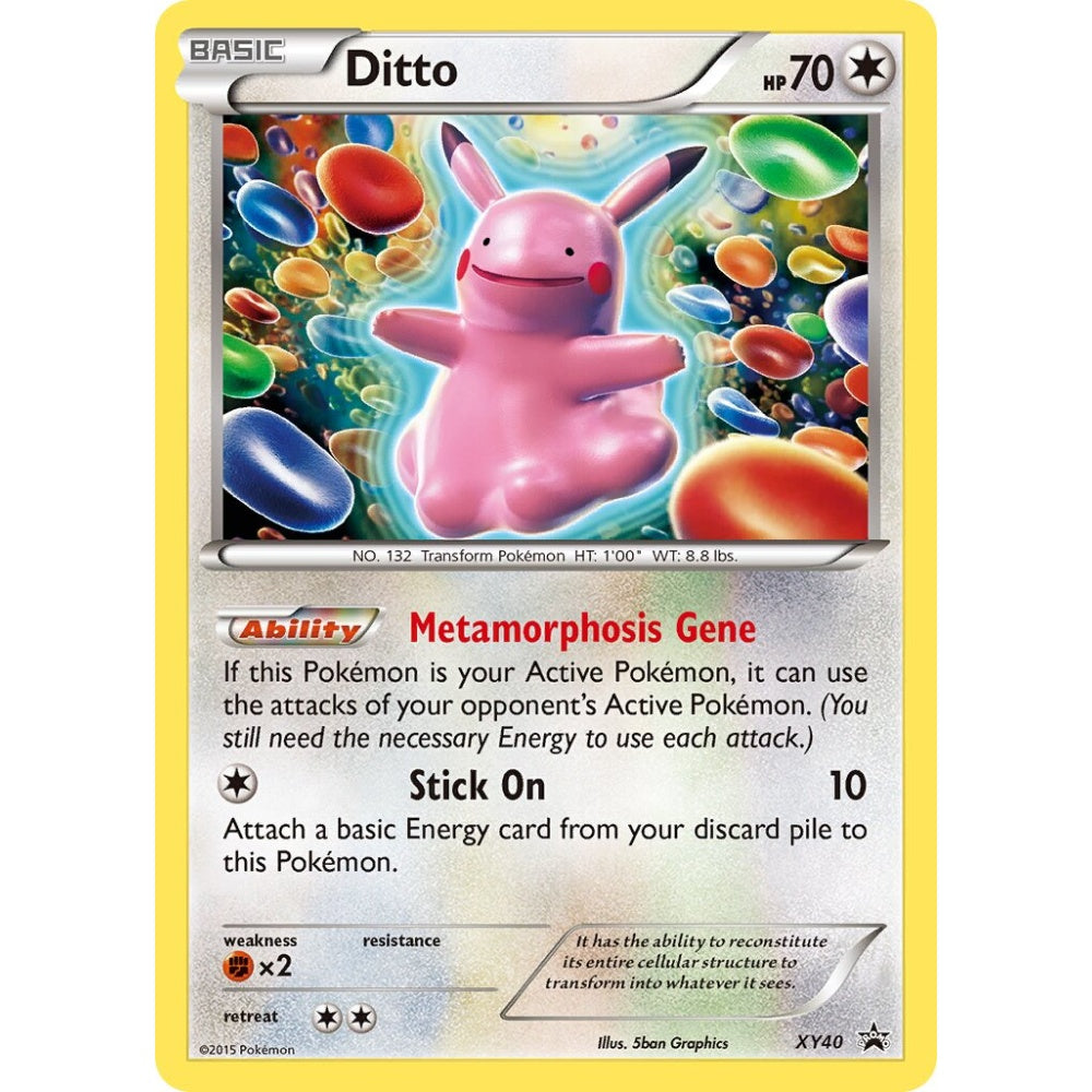 Ditto Promo XY40 Pokemon Card Game XY Promos