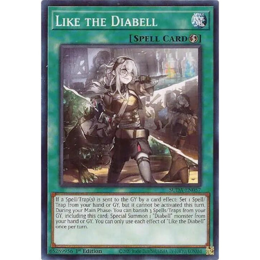 Like the Diabell SUDA-EN057 Common Yu-Gi-Oh Supreme Darkness