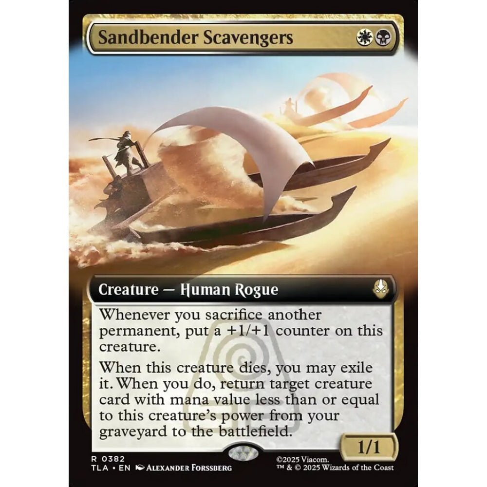 Sandbender Scavengers rare 382 Magic the Gathering Avatar: The Last Airbender