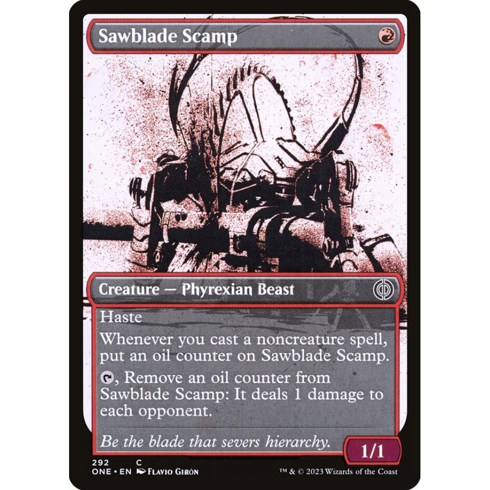 Sawblade Scamp, common, 292, Magic the Gathering, Phyrexia: All Will Be One