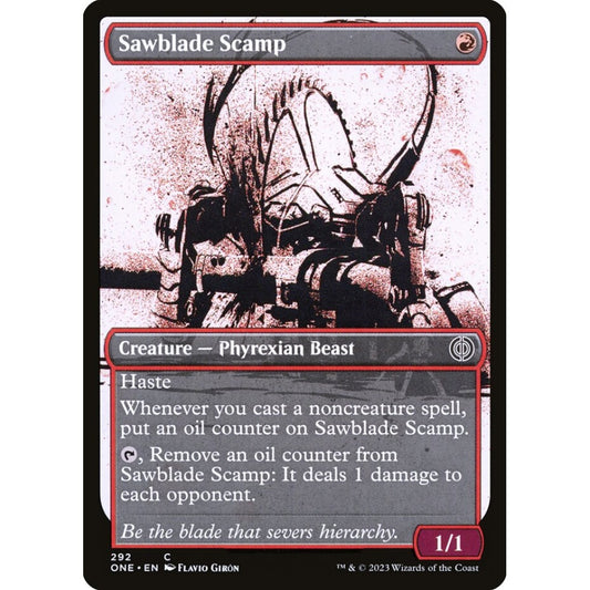 Sawblade Scamp, common, 292, Magic the Gathering, Phyrexia: All Will Be One