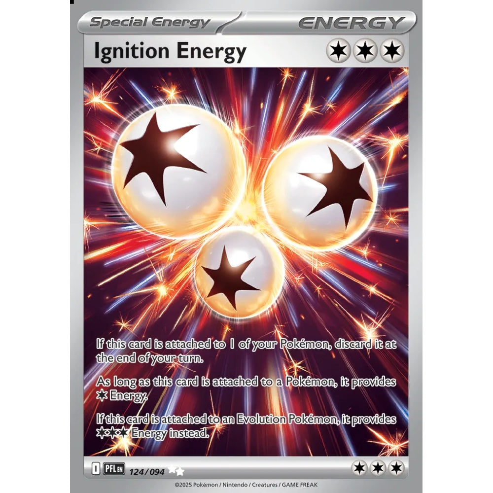Ignition Energy Ultra Rare 124/094 Pokemon Card Game Phantasmal Flames