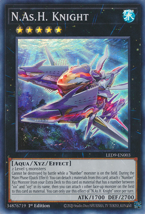 N.As.H. Knight JUSH-EN059 Rare Rare Yu-Gi-Oh Justice Hunters in Art