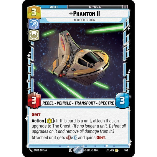 Phantom II, R, JTL 548) Foil, Star Wars Unlimited