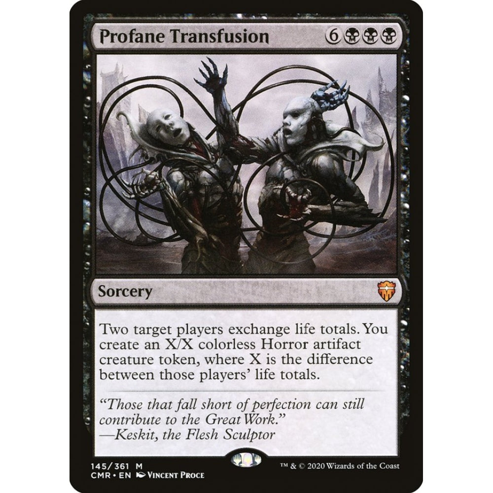 Profane Transfusion mythic 145 Magic the Gathering Commander Legends