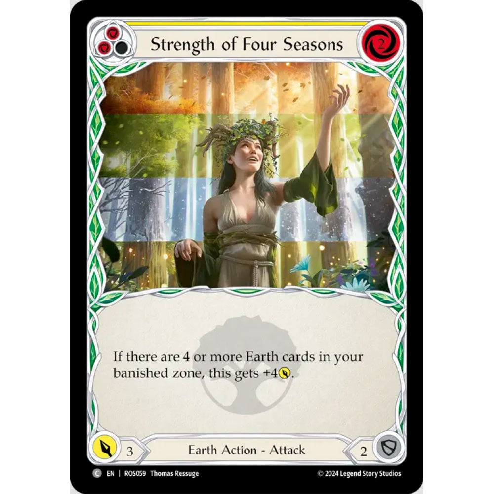 Strength of Four Seasons, Yellow), Common, Flesh and Blood, Rosetta