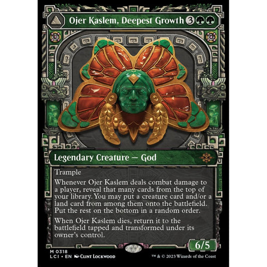 Ojer Kaslem, Deepest Growth // Temple of Cultivation mythic 318 Magic the Gathering The Lost Caverns of Ixalan
