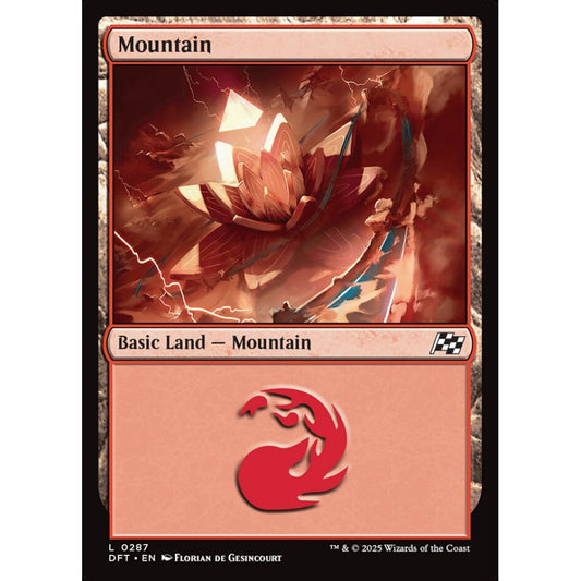 Mountain, 287, common, Magic: The Gathering, Aetherdrift