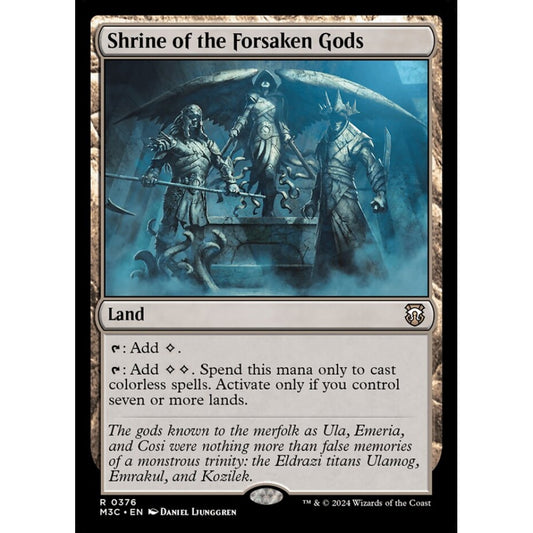 Shrine of the Forsaken Gods, 376, rare, Magic: The Gathering, Modern Horizons 3