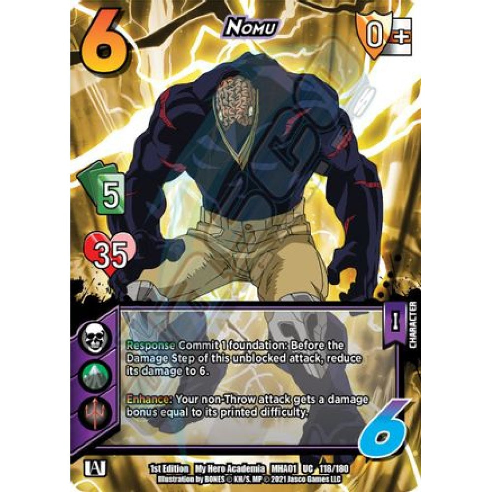 Nomu, 118/180, UC, UniVersus, MHA01 My Hero Academia