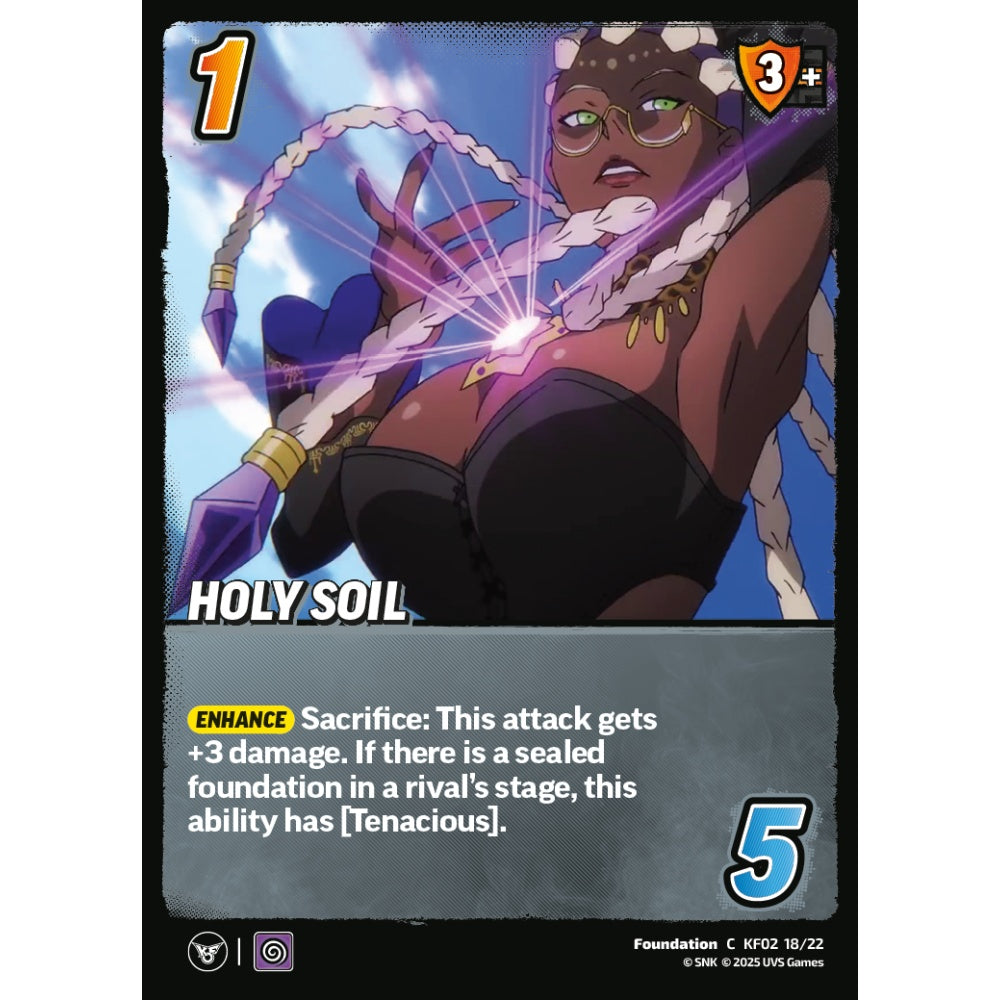 Holy Soil 18/22 KF02 Universus The King of Fighters XV: Challenger Series: Team Rival Foundation C