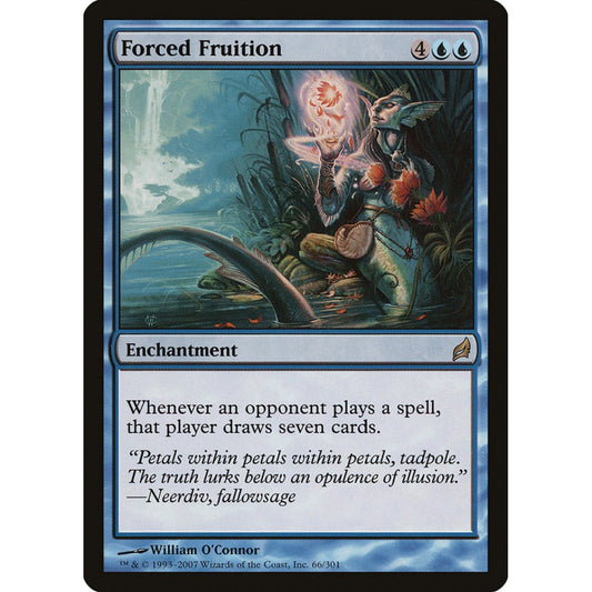 Forced Fruition rare 66 Magic the Gathering Lorwyn Spanish