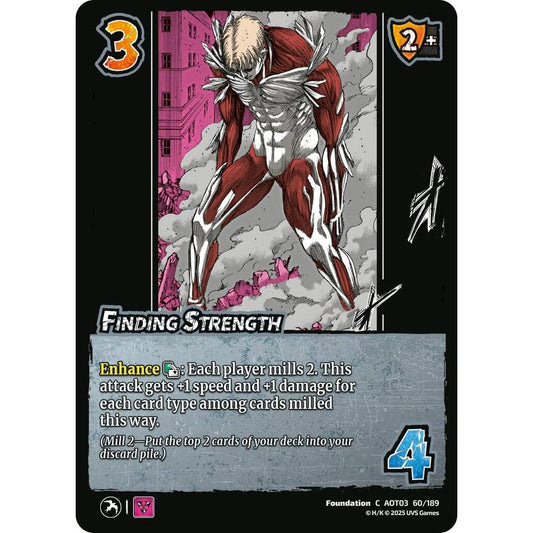 Finding Strength 60/189 AOT03 Universus Attack on Titan: Apocalypse Foundation C