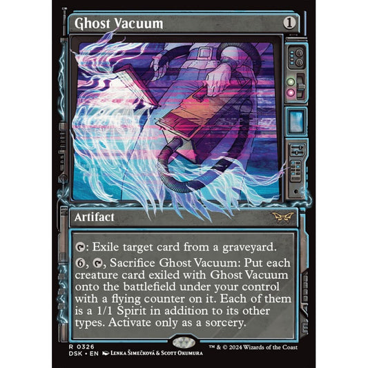 Ghost Vacuum, 326, rare, Magic: The Gathering, Duskmourn: House of Horror