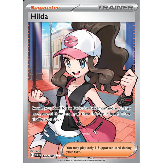 Hilda Ultra Rare 164/086 Pokemon Card Game White Flare
