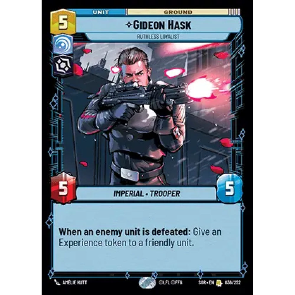 Gideon Hask, 36, R, Star Wars Unlimited, Sparks Of Rebellion