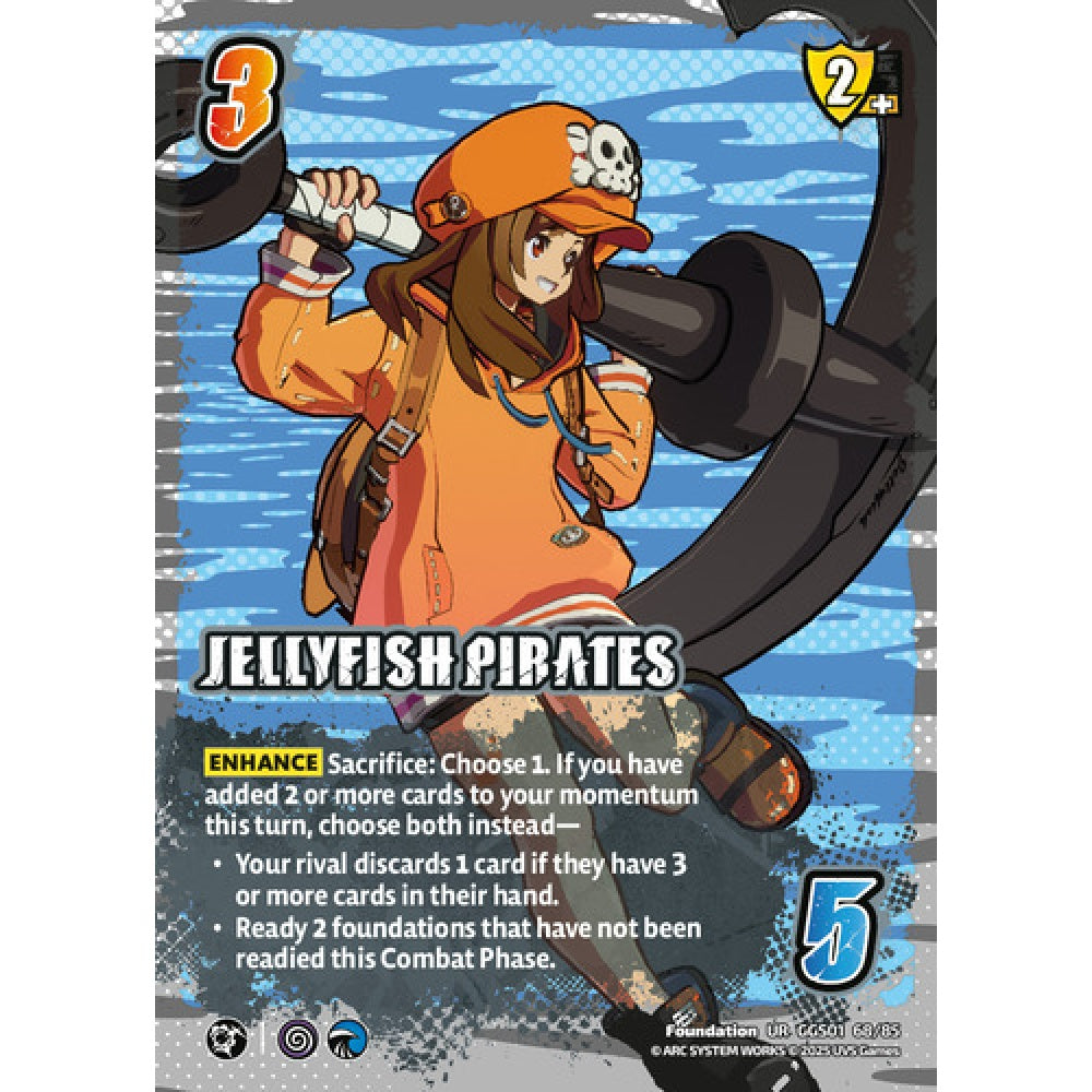 Jellyfish Pirates 68/85 Universus Card Game Guilty Gear -Strive- UR Foil