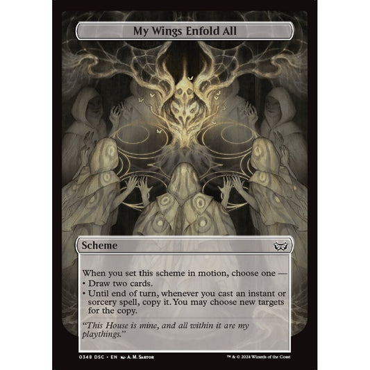 My Wings Enfold All, 348, common, Magic: The Gathering, Duskmourn: House of Horror
