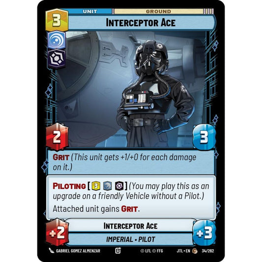 Interceptor Ace, C, JTL 034), Star Wars Unlimited