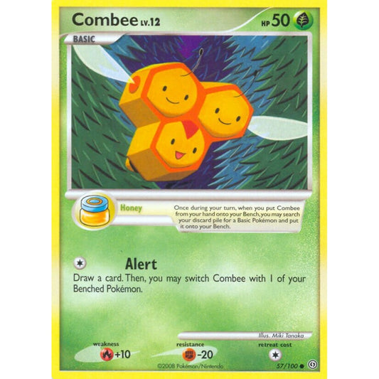 Combee Common 57/100 Pokemon Card Game Stormfront