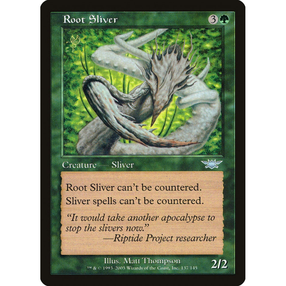 Root Sliver uncommon 137 Magic the Gathering Legions