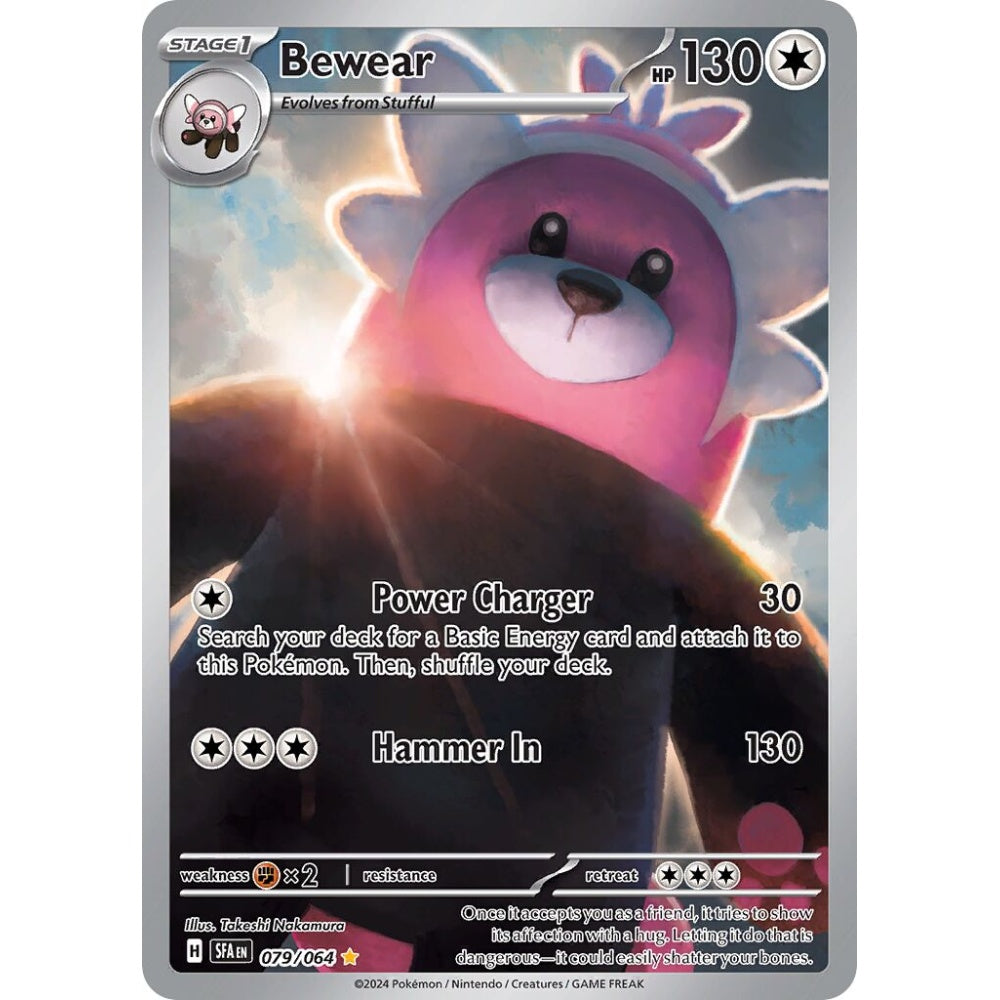 Bewear Illustration Rare 079/064 Pokemon Card Game Shrouded Fable