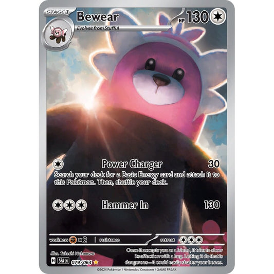 Bewear Illustration Rare 079/064 Pokemon Card Game Shrouded Fable