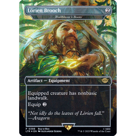 Trailblazer's Boots, rare, 398, Magic the Gathering, The Lord of the Rings: Tales of Middle-earth