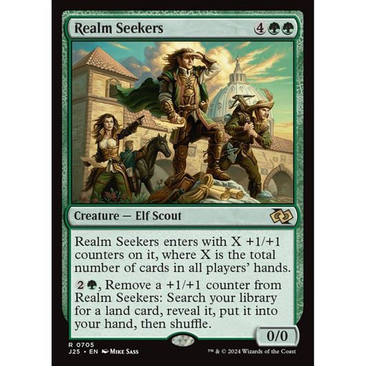 Realm Seekers, 705, rare, Magic: The Gathering, Foundations Jumpstart