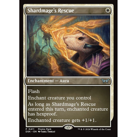 Shardmage's Rescue, 411, uncommon, Magic: The Gathering, Duskmourn: House of Horror