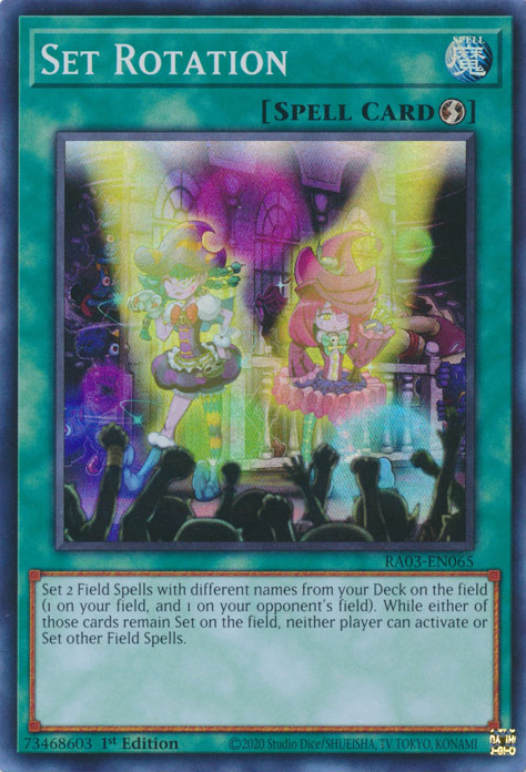 Set Rotation RA03-EN065 Platinum Platinum Secret Rare Yu-Gi-Oh Quarter Century Bonanza in Art