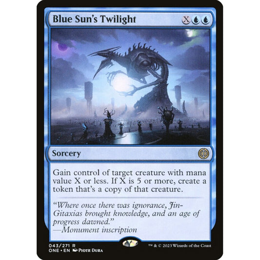 Blue Sun's Twilight, rare, 43, Magic the Gathering, Phyrexia: All Will Be One