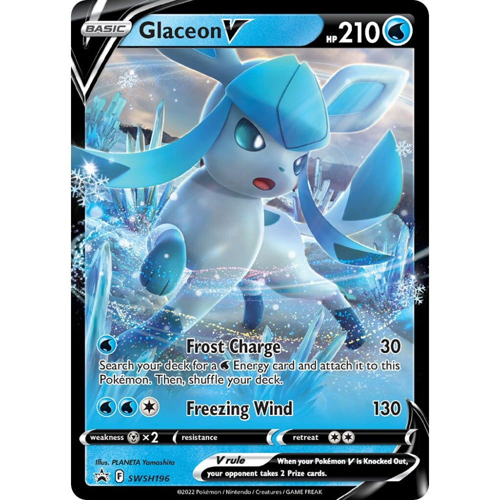 Glaceon V Promo SWSH196 Pokemon Card Game Sword & Shield Promos