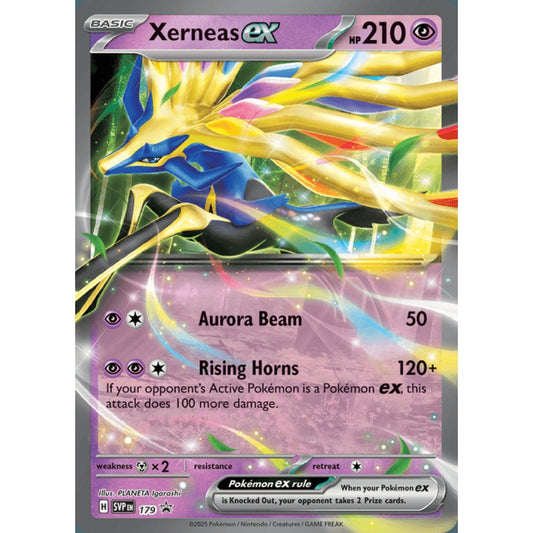 Xerneas ex Black Star Promo 179 Pokemon Card Game Scarlet & Violet Promos