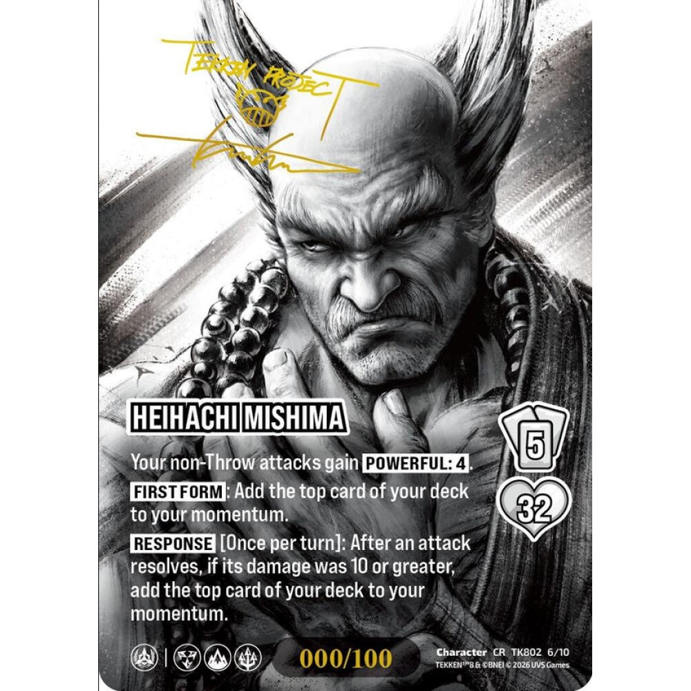 Heihachi Mishima 6/10 TK802 Universus Tekken 8 Character CHROME