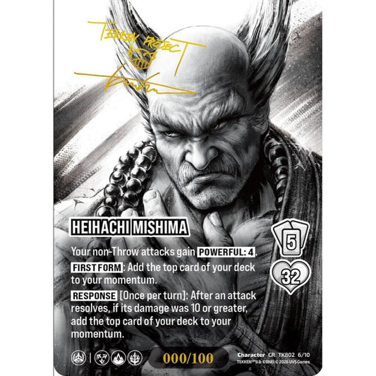 Heihachi Mishima 6/10 TK802 Universus Tekken 8 Character CHROME
