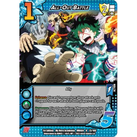All-Out Battle, 073/108, R, UniVersus, MHA04 League of Villains