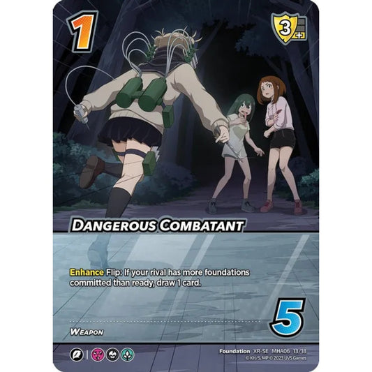 Dangerous Combatant, 13/18, XR-SE, UniVersus, MHA06 Jet Burn