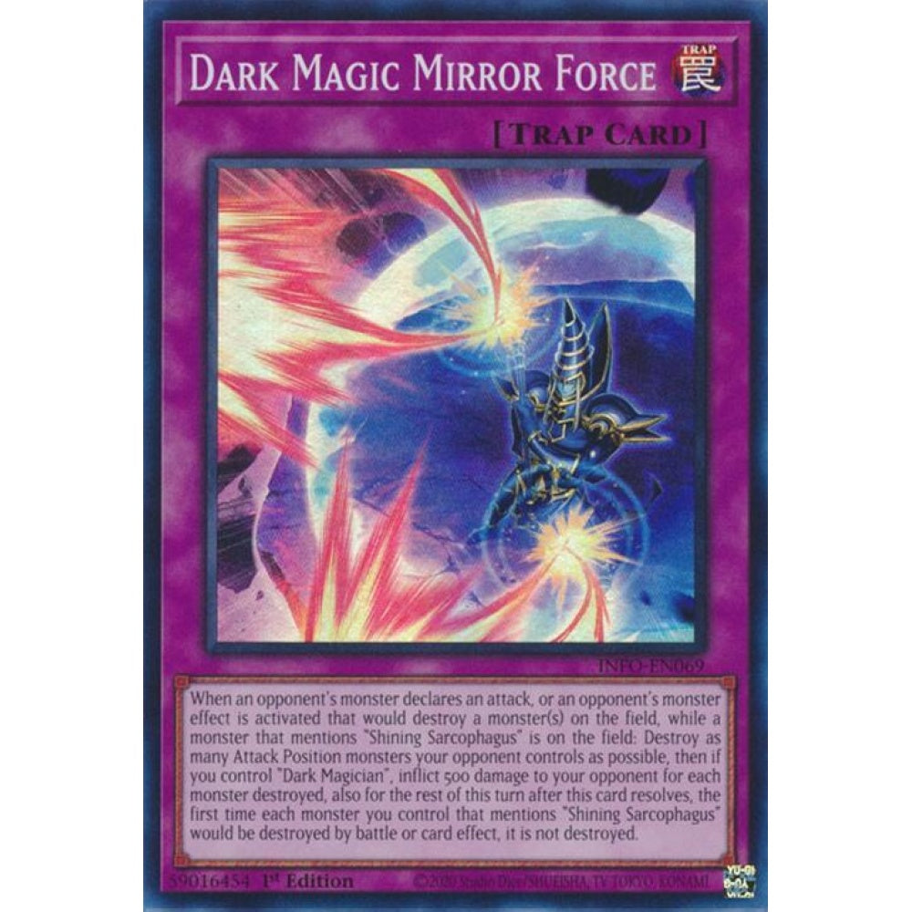 Dark Magic Mirror Force INFO-EN069 Super Yu-Gi-Oh The Infinite Forbidden