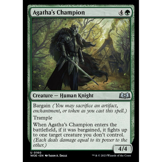 Agatha's Champion, uncommon, 160, Magic the Gathering, Wilds of Eldraine