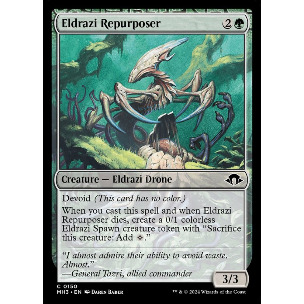 Eldrazi Repurposer, 150, common, Magic: The Gathering, Modern Horizons 3