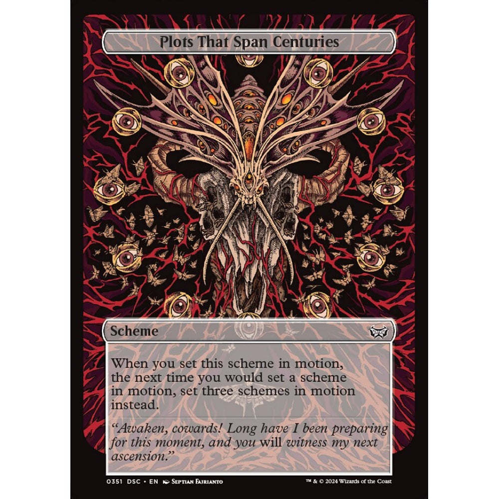 Plots That Span Centuries, 351, common, Magic: The Gathering, Duskmourn: House of Horror